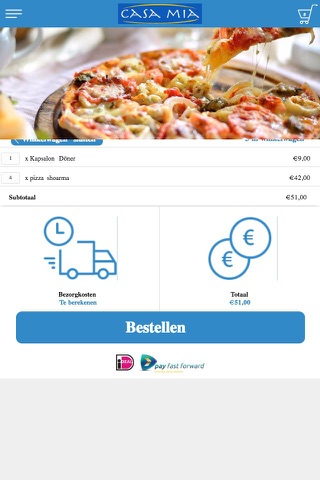 Pizzeria Grillroom Casa-mia screenshot 2