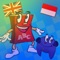 Playing this game is an excellent fun way to improve your English vocabulary and your Indonesian vocabulary