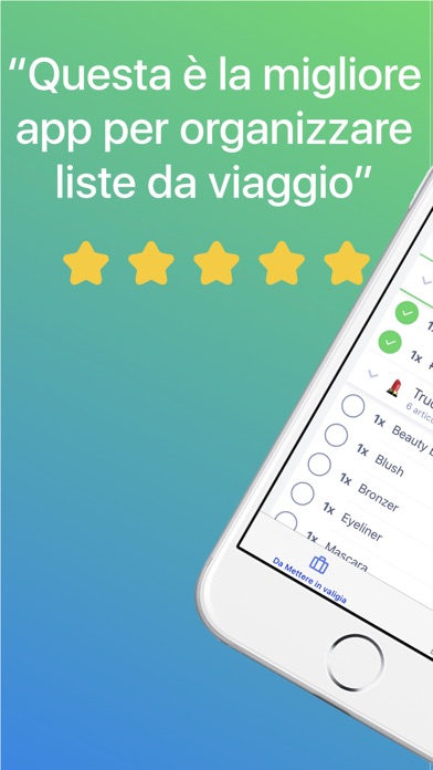 Screenshot of Lista Valigia1