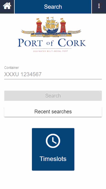 Port of Cork Container App