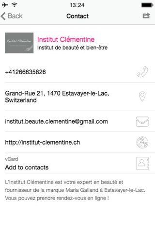 Institut Clémentine screenshot 3