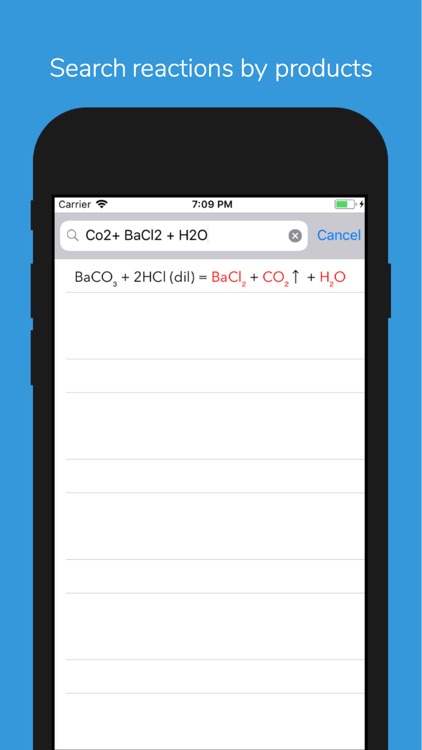 Search Chemistry Reactions