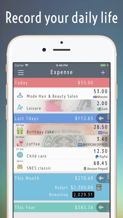 Money tracker:the Account book screenshot-0