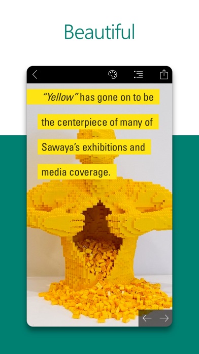 Microsoft Sway Screenshot