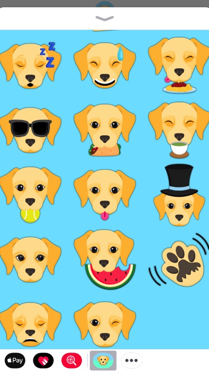 Yellow Labrador Emoji screenshot-3