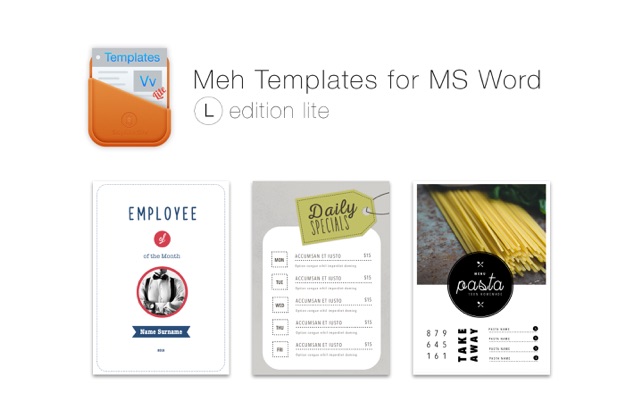 Meh Templates for MS Word L Lt(圖1)-速報App