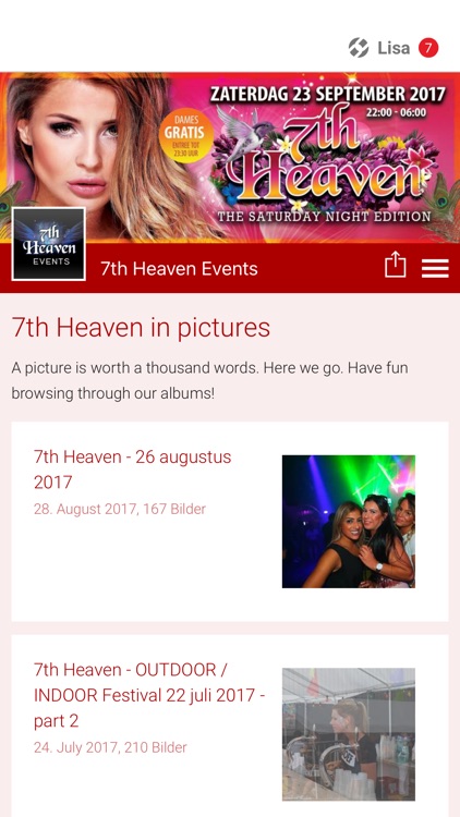 7th Heaven Events