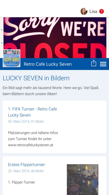 Retro Cafe Lucky Seven