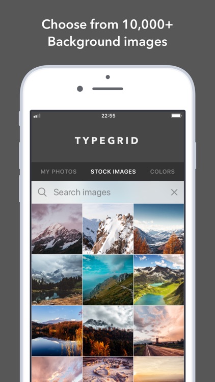 TypeGrid: Typography on Photo