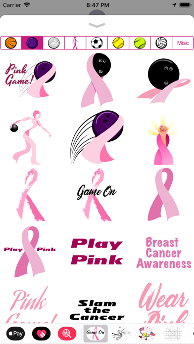 Breast Cancer Sport Ribbons screenshot 2