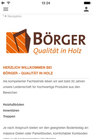 Börger Qualität in Holz screenshot 2