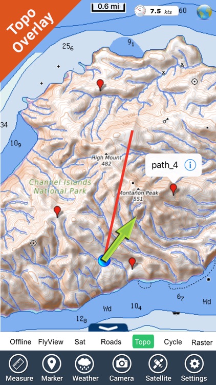 Channel Islands National Park - GPS Map Navigator