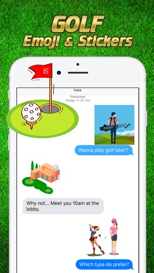 Golf Emoji & Stickers(圖2)-速報App