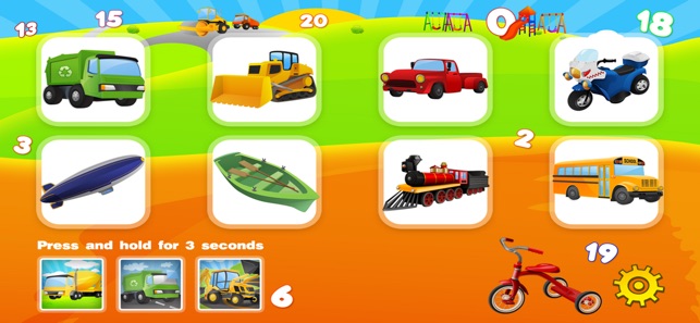 Learn Trucks Diggers Numbers(圖2)-速報App