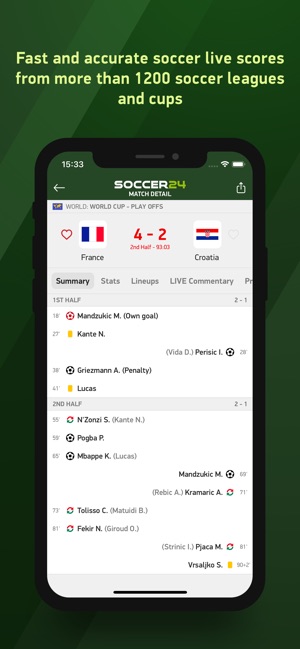 Soccer 24 - soccer live scores