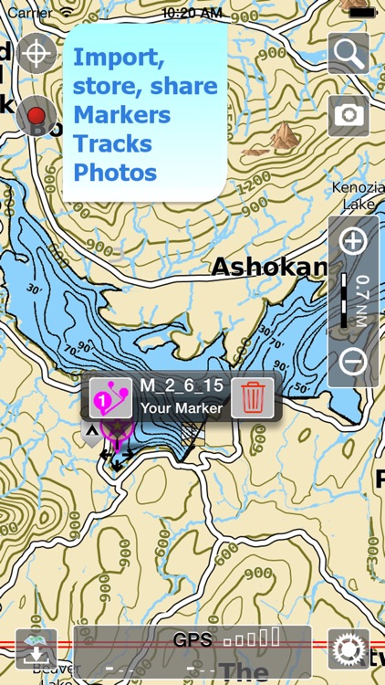 Aqua Map New York Lakes GPS