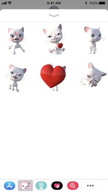 3D Animated Cat Emoji Stickers