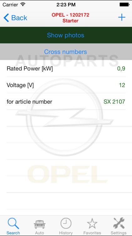Autoparts for Opel screenshot-4