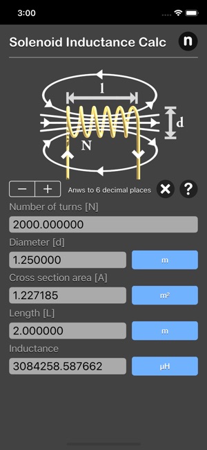 Solenoid Inductance Calculator(圖2)-速報App