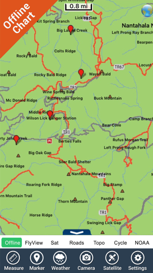 Nantahala National Forest - GPS Map Navigator(圖1)-速報App