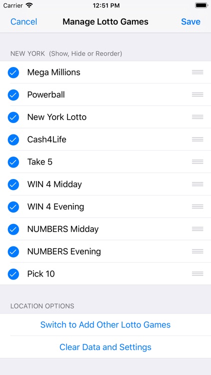 Lotto Results - Lottery in US screenshot-5