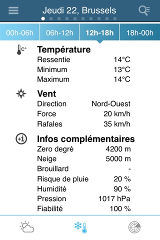 Weather for Belgium Pro screenshot 3