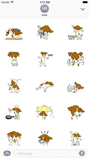 Jack Russell Terrier Dog - JackMoji Sticker(圖2)-速報App