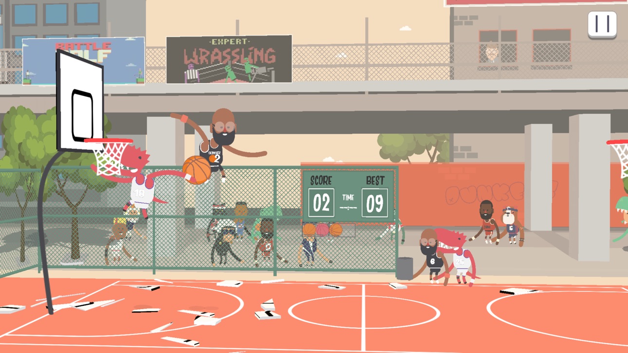 Dunkers 2 - Free Hack screenshot 1 - iOS game interface