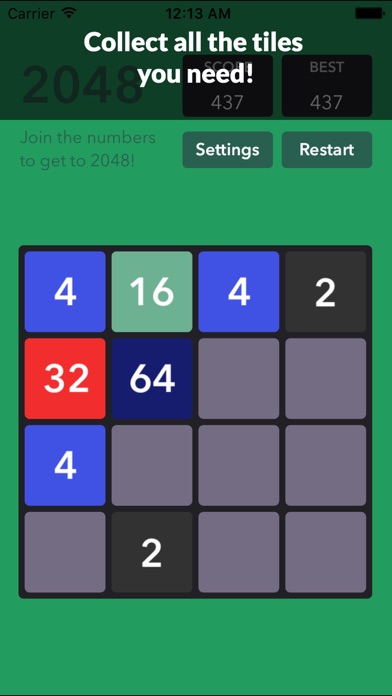 1048 Number Puzzle game screenshot 2