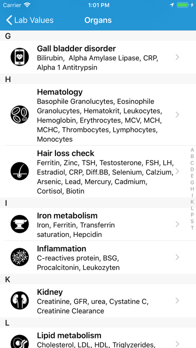 Lab Values Pro screenshot 3