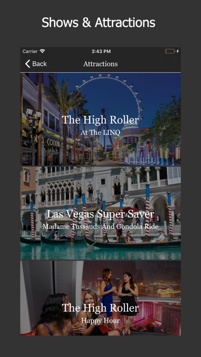 Las Vegas Tickets screenshot 2