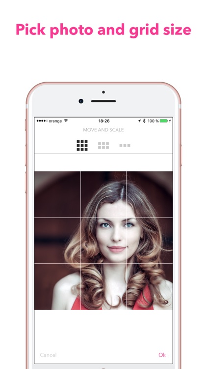 Photo Grid Split - tiles grid for profile page