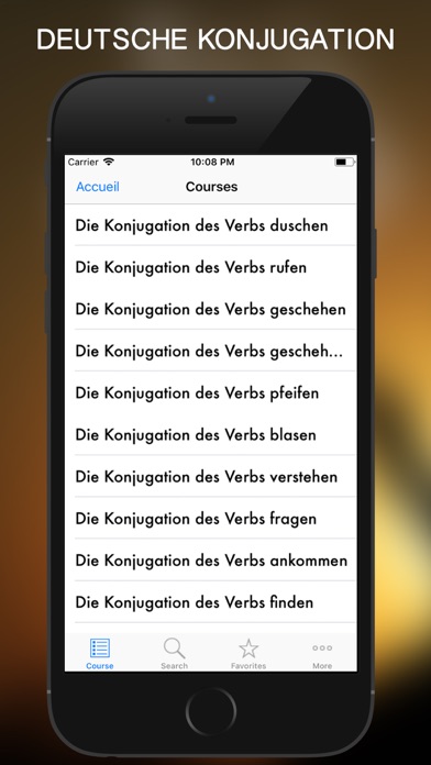 Deutsches Verb konjugieren screenshot 4