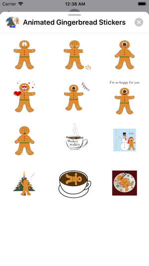 Animated Gingerbread Stickers(圖5)-速報App