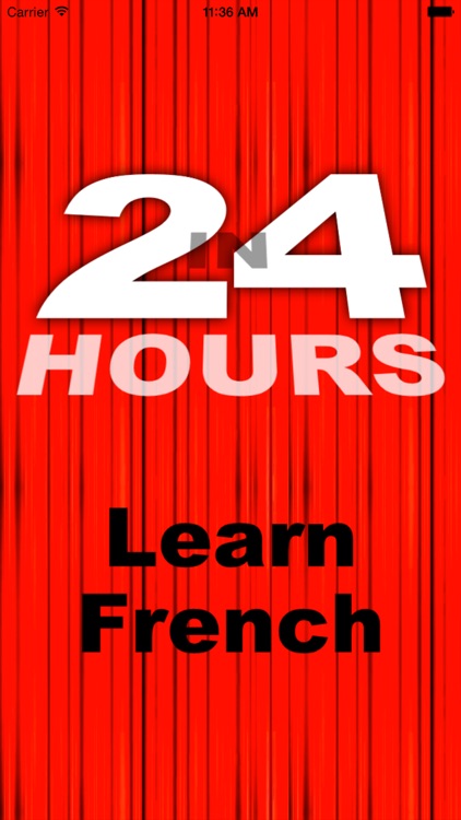 In 24 Hours Learn French