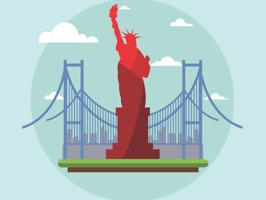 A beautiful collection of hand selected landmark stickers