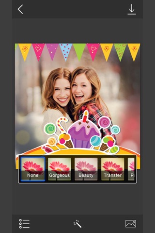 Birthday Photo Frame - Editor screenshot 3