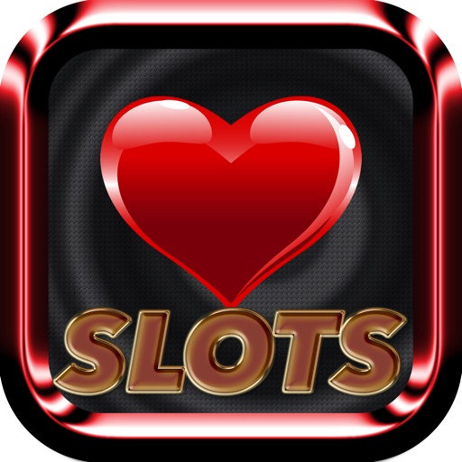 777 Golden Red Heart Game - Free Win Slot icon