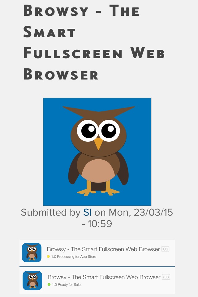Browsy - The Smart Fullscreen Web Browser and Website Markdownifier screenshot 2