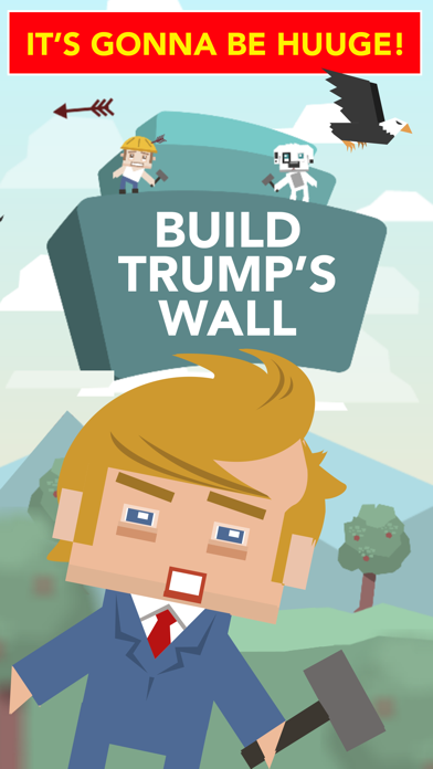 How to cancel & delete Build Donald Trump’s Wall : Challenge from iphone & ipad 1