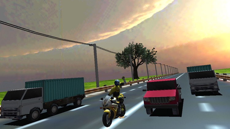 Traffic Moto Racer Stunt Rider : 2016 screenshot-4