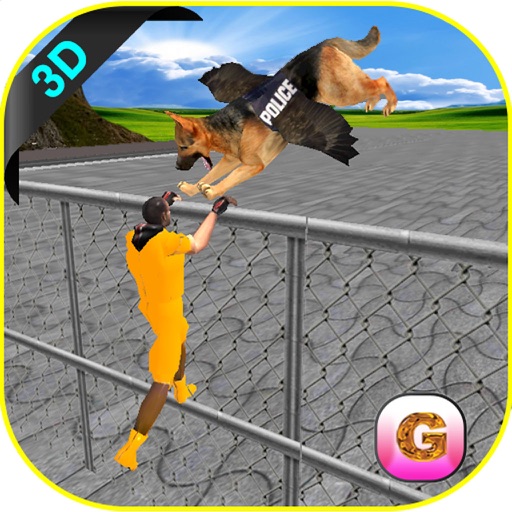 Flying Police Dog Prison Break - Prisoner Escape Jail Breakout Mission from Alcatraz iOS App