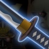 Samurai Sword "Slashing Action"