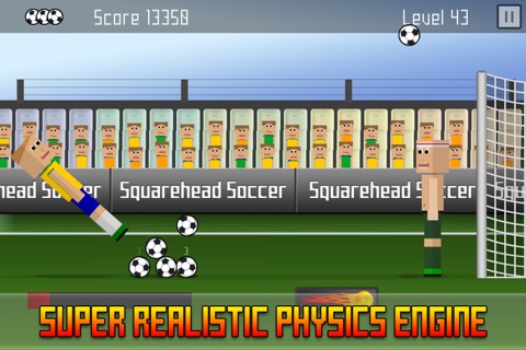 Squarehead Soccer - Kickoff screenshot 2