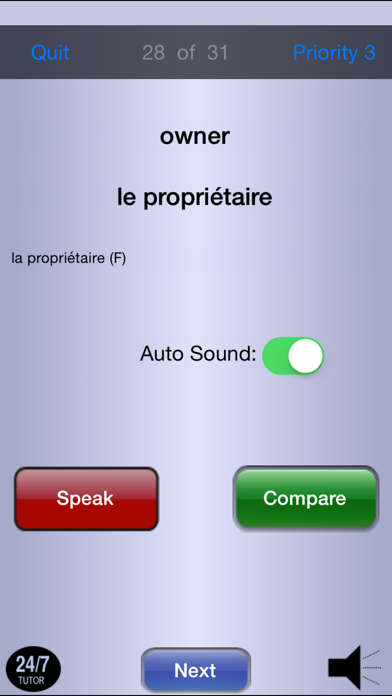 French Vocabulary 24/7 Screenshot 5