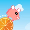 Angry Pig Jumping - Jump Pig to the circle of round balls
