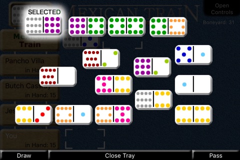 Mexican Train Dominoes screenshot 3