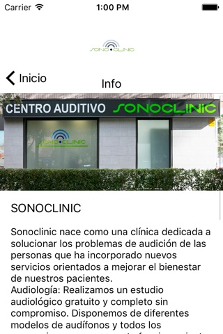 SONOCLINIC screenshot 2
