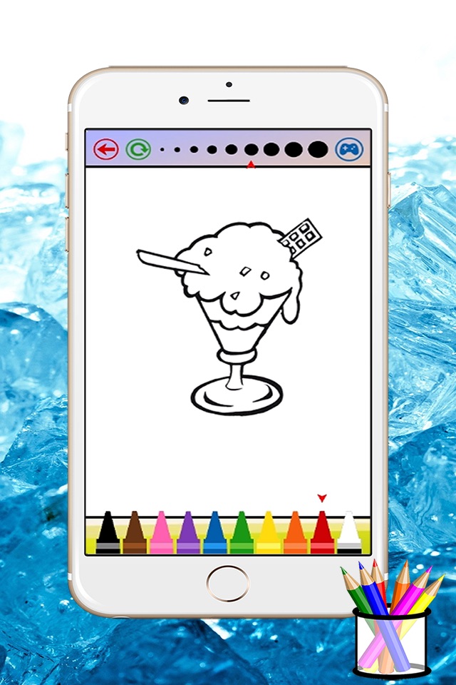 ice cream coloring book for kids screenshot 3
