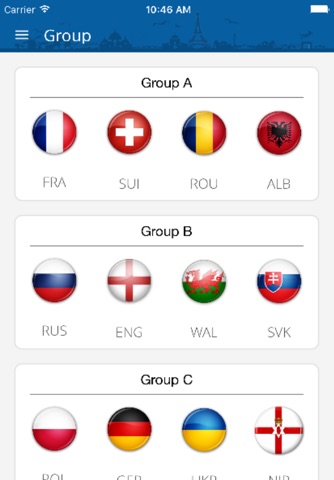 LiveResults - Euro 2016 screenshot 2
